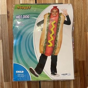 Kids hot dog costume